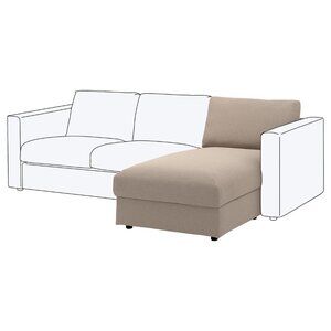 New in box ! IKEA FINNALA Cover For Chaise Section Tallmyra Beige 504.548.66